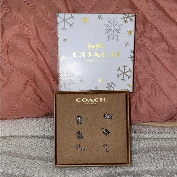 Coach Jewelry - Coach Set Of 3 Pair Earrings NIB